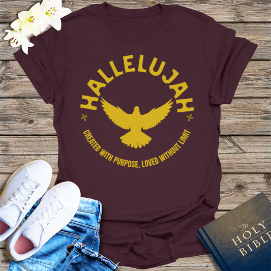Hallelujah Purpose T-Shirt - Dark Chocolate