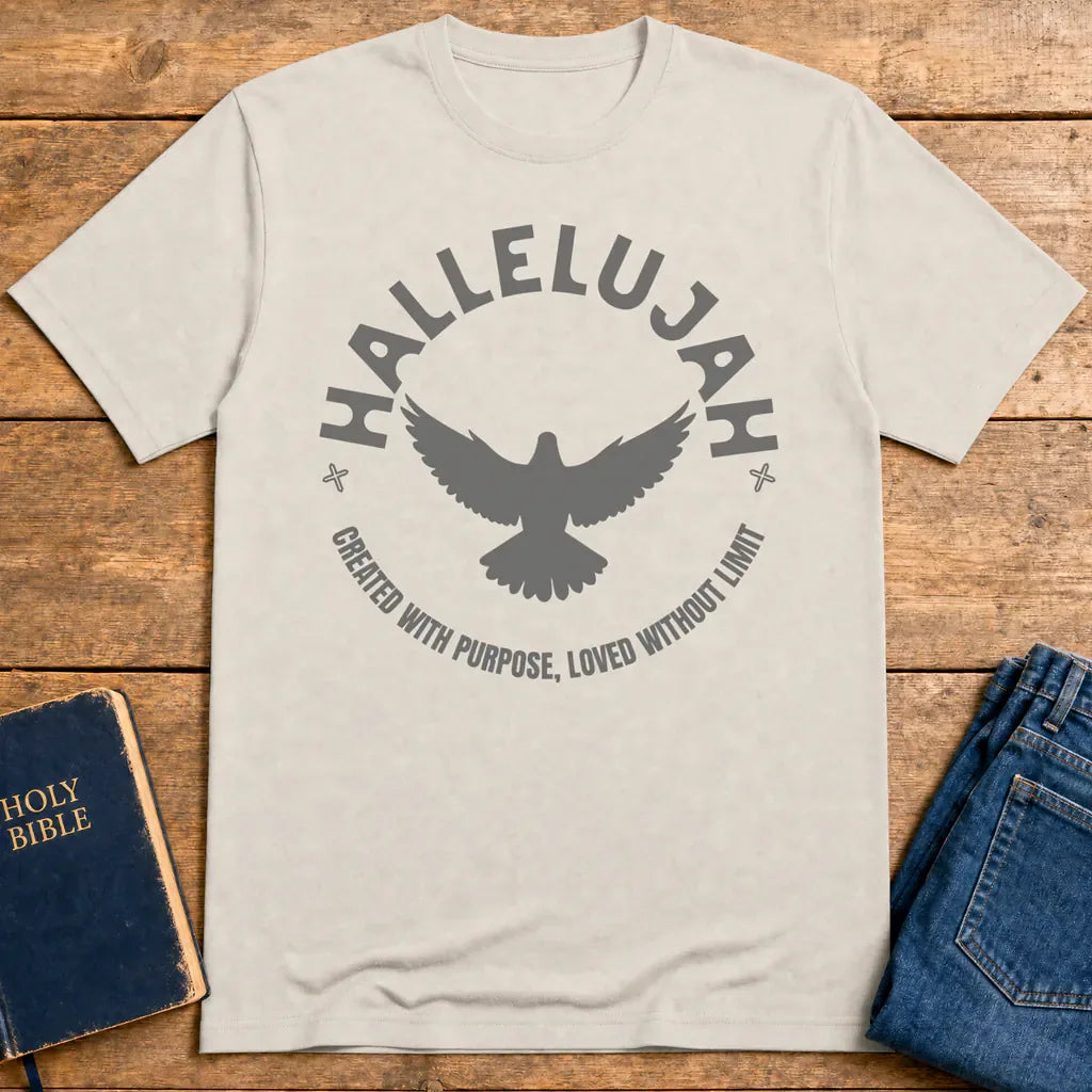 Hallelujah Purpose T-Shirt - Ice Grey