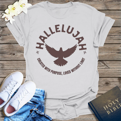 Hallelujah Purpose T-Shirt - Ice Grey