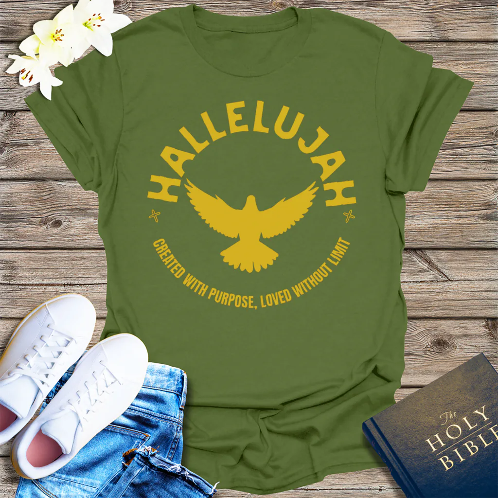 Hallelujah Purpose T-Shirt - Military Green