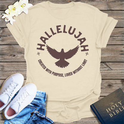 Hallelujah Purpose T-Shirt - Natural