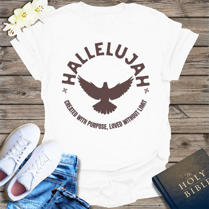 Hallelujah Purpose T-Shirt - White