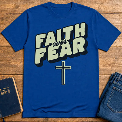 Faith Over Fear T-Shirt - Royal
