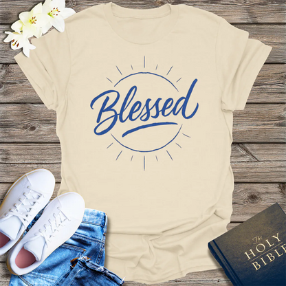 Radiant Blessed T-Shirt - Natural