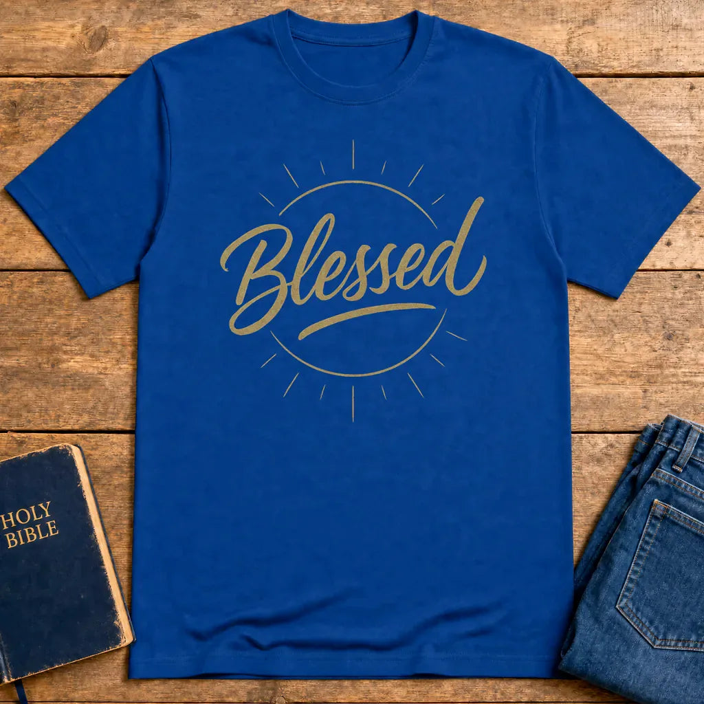 Radiant Blessed T-Shirt - Royal