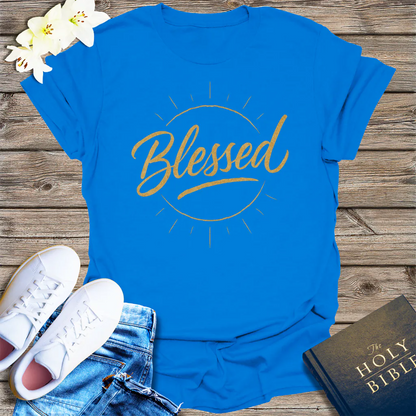 Radiant Blessed T-Shirt - Royal