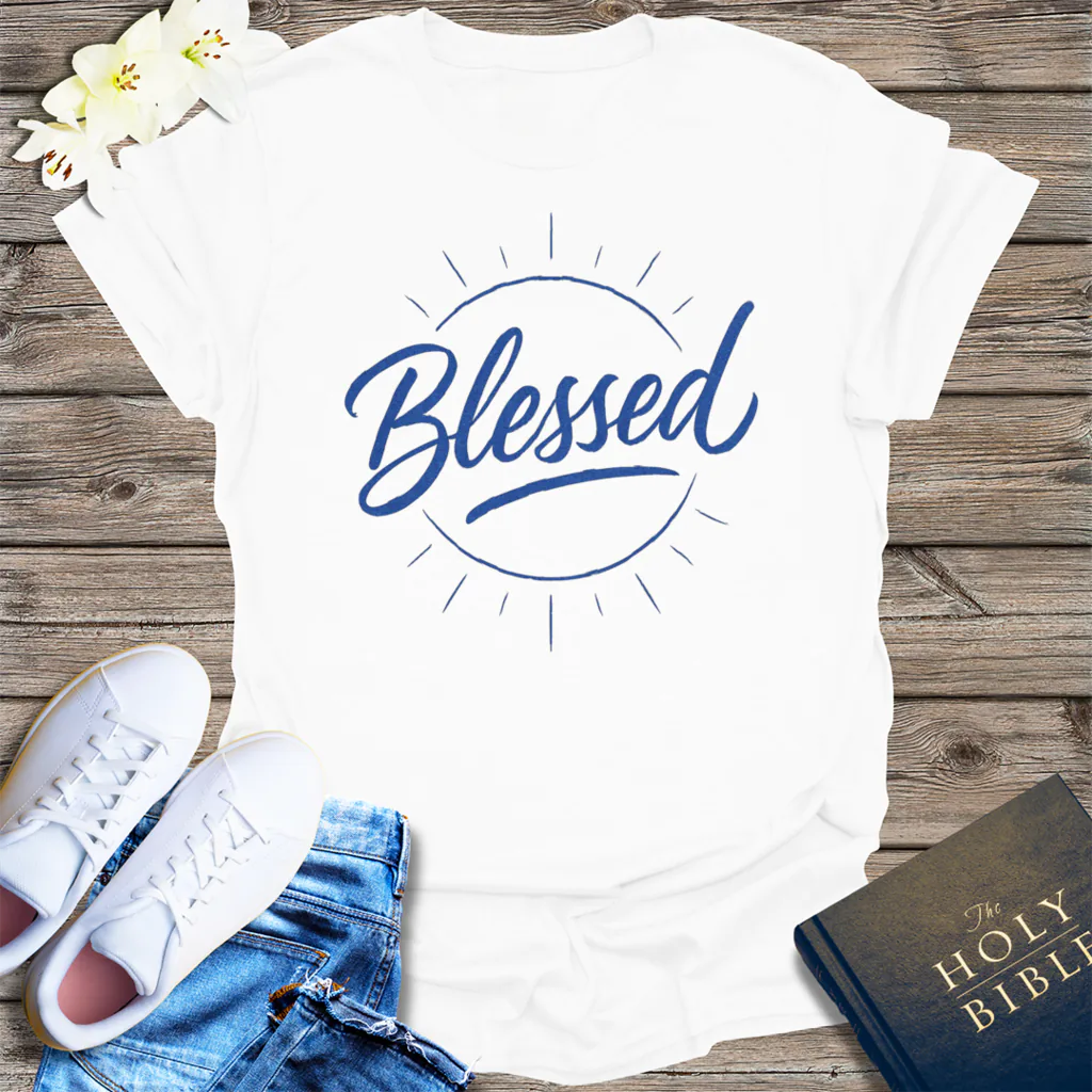Radiant Blessed T-Shirt - White