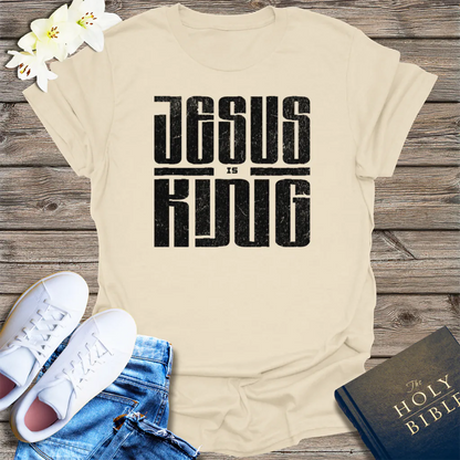 Powered by Prayer T-Shirt - Natural