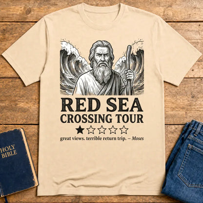 Red Sea Crossing Tour T-Shirt - Natural