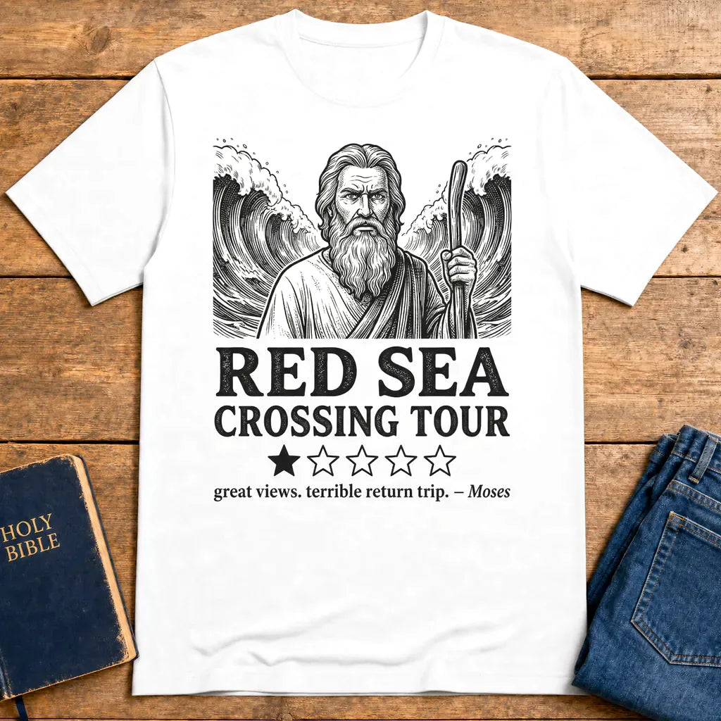 Red Sea Crossing Tour T-Shirt - White