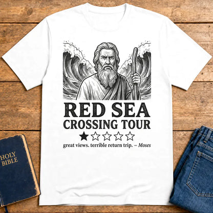 Red Sea Crossing Tour T-Shirt - White