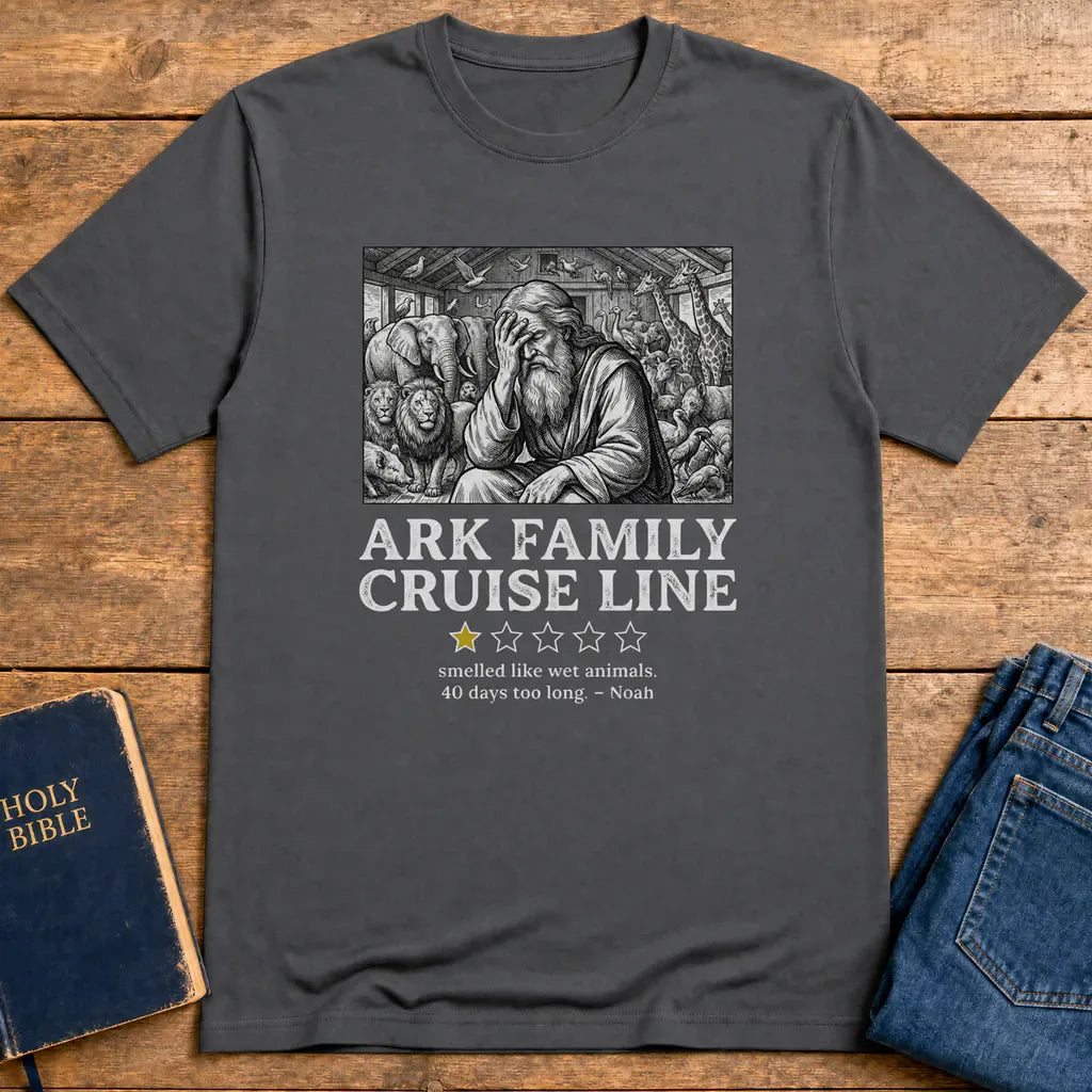 Ark Family Cruise Line T-Shirt - Charcoal