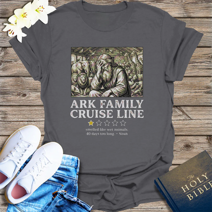 Ark Family Cruise Line T-Shirt - Charcoal