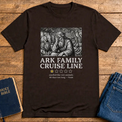 Ark Family Cruise Line T-Shirt - Dark Chocolate