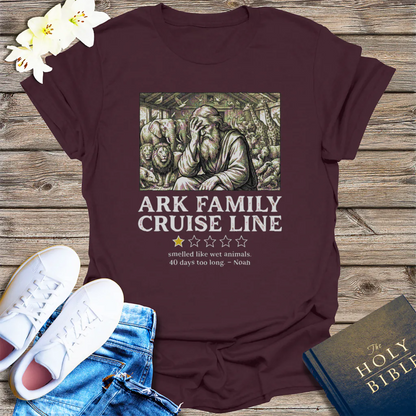Ark Family Cruise Line T-Shirt - Dark Chocolate