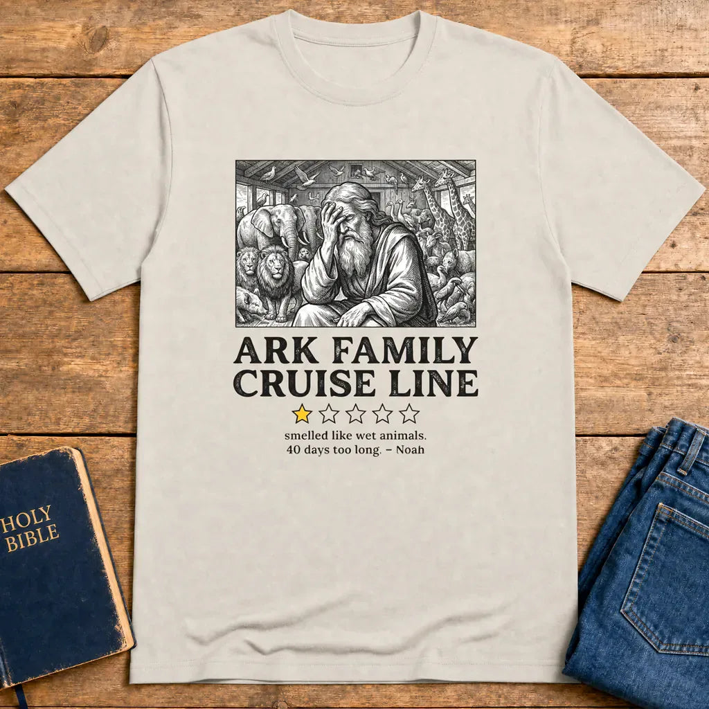 Ark Family Cruise Line T-Shirt - Ice Grey