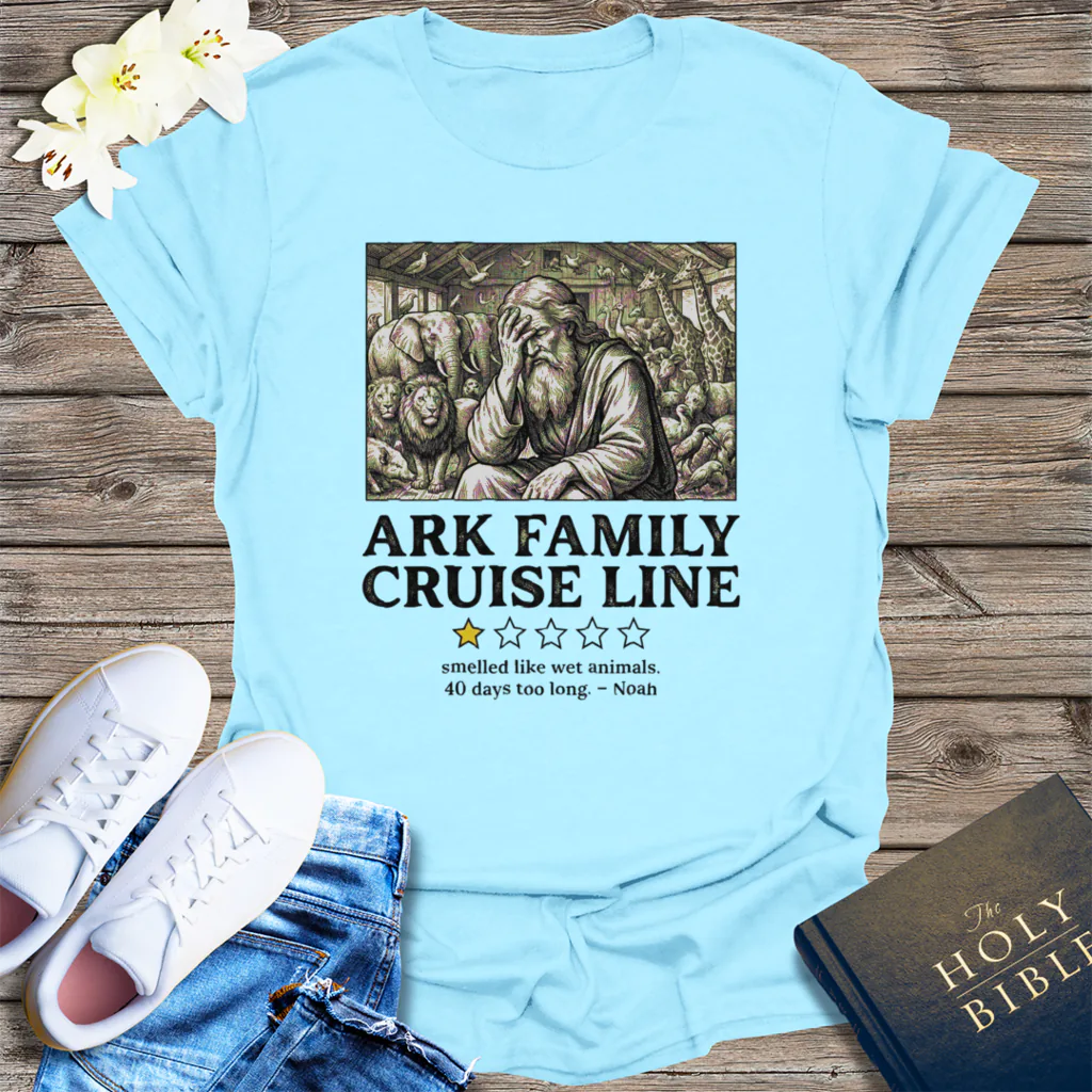 Ark Family Cruise Line T-Shirt - Light Blue