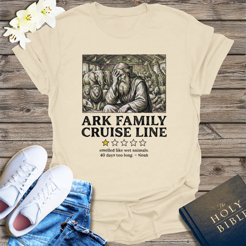 Ark Family Cruise Line T-Shirt - Natural
