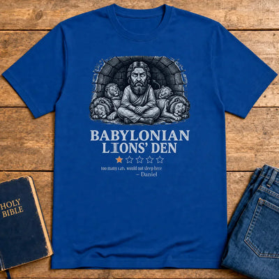 Babylonian Lions' Den T-Shirt - Royal