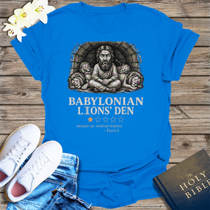 Babylonian Lions' Den T-Shirt - Royal