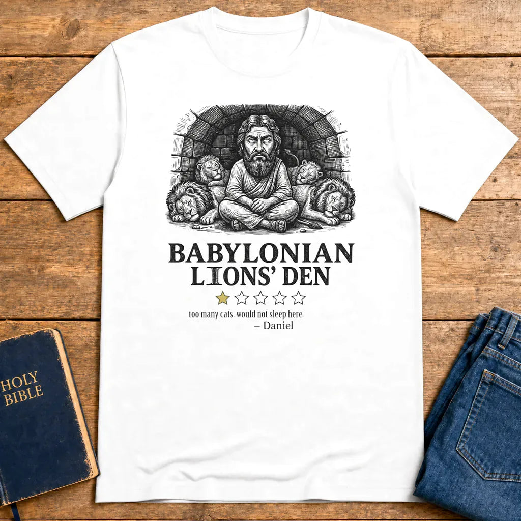 Babylonian Lions' Den T-Shirt - White