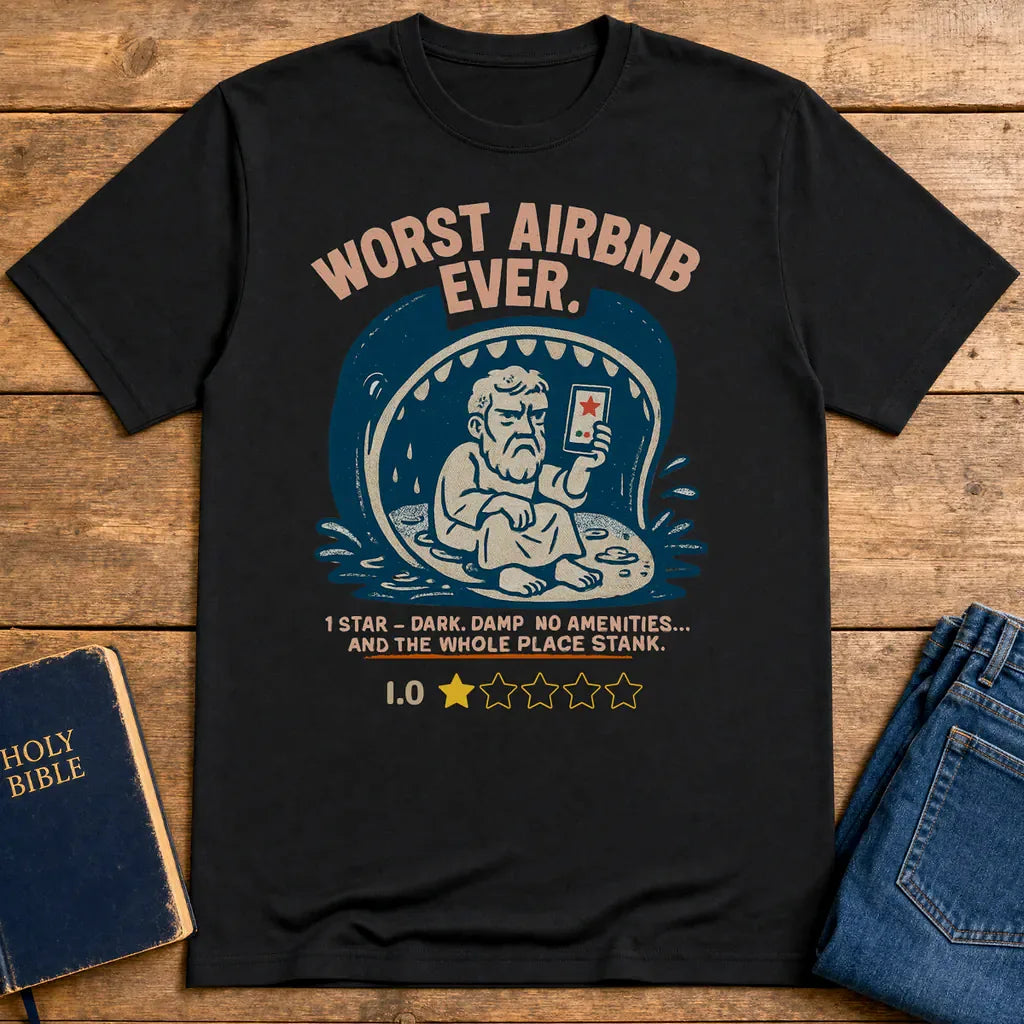 Worst Airbnb Ever T-Shirt - Black