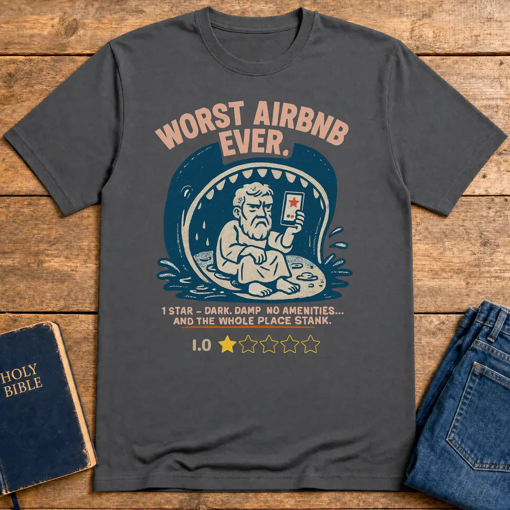 Worst Airbnb Ever T-Shirt - Charcoal