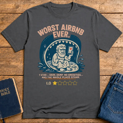 Worst Airbnb Ever T-Shirt - Charcoal