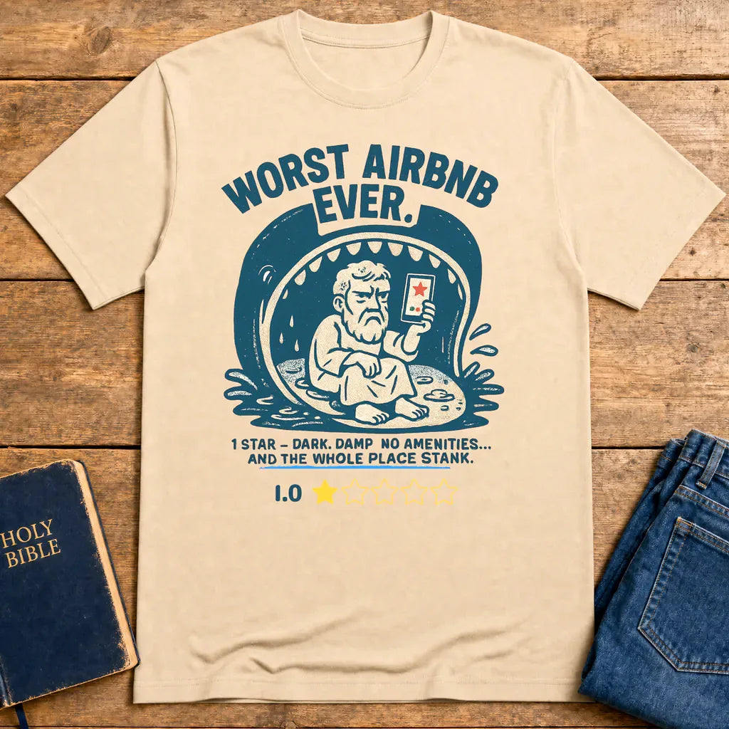 Worst Airbnb Ever T-Shirt - Natural
