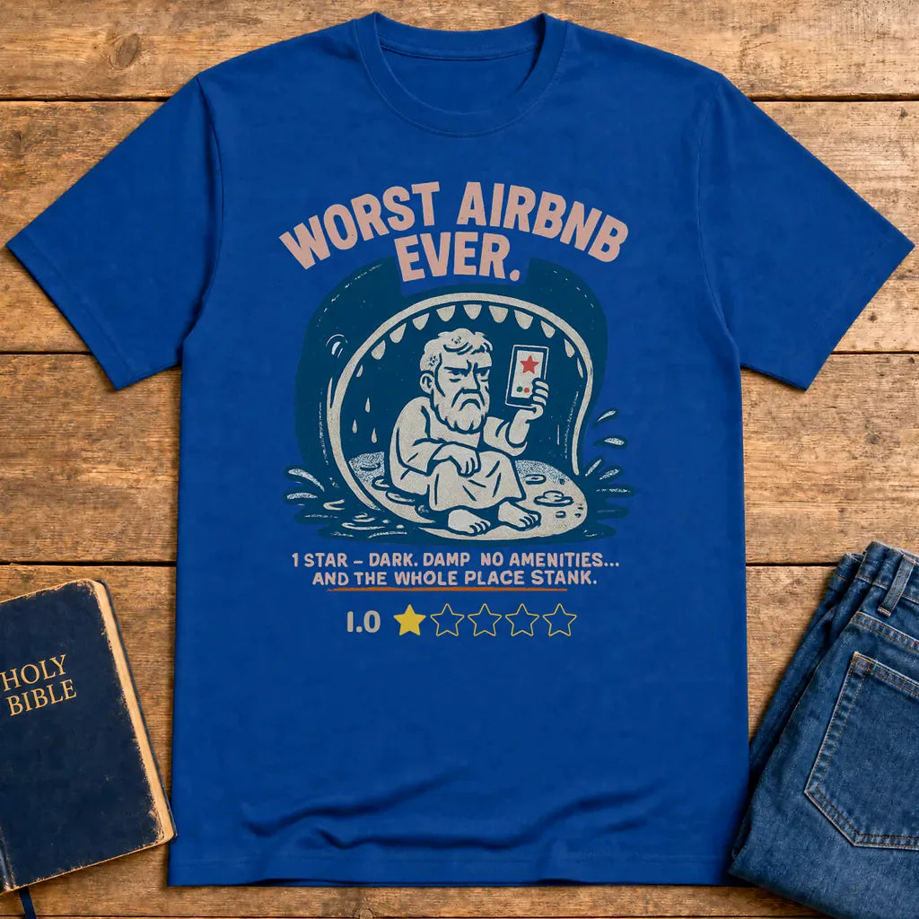 Worst Airbnb Ever T-Shirt - Royal