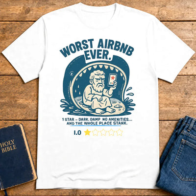 Worst Airbnb Ever T-Shirt - White