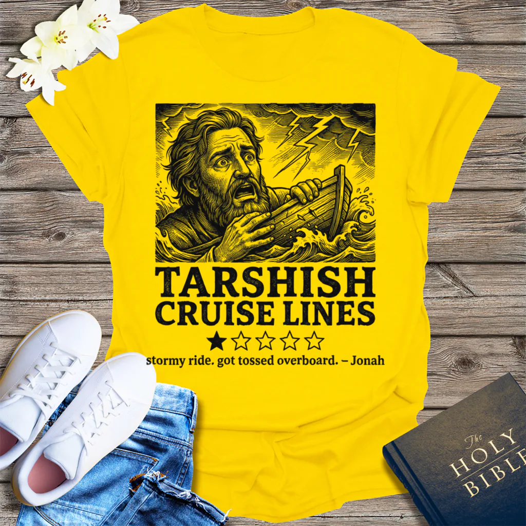 Tarshish Cruise Lines T-Shirt - Daisy