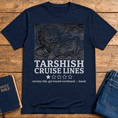 Tarshish Cruise Lines T-Shirt - Navy