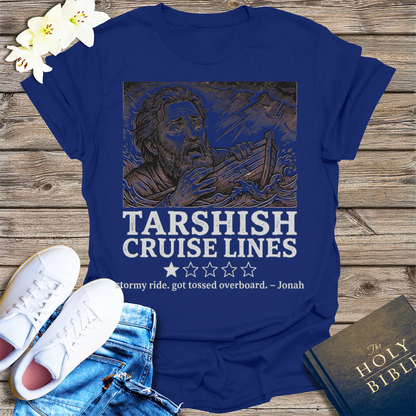 Tarshish Cruise Lines T-Shirt - Navy