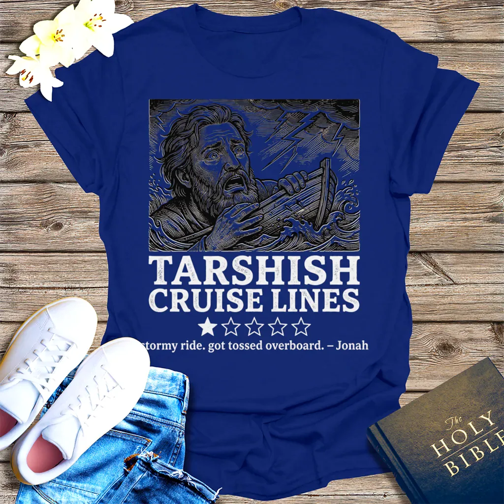 Tarshish Cruise Lines T-Shirt - Navy
