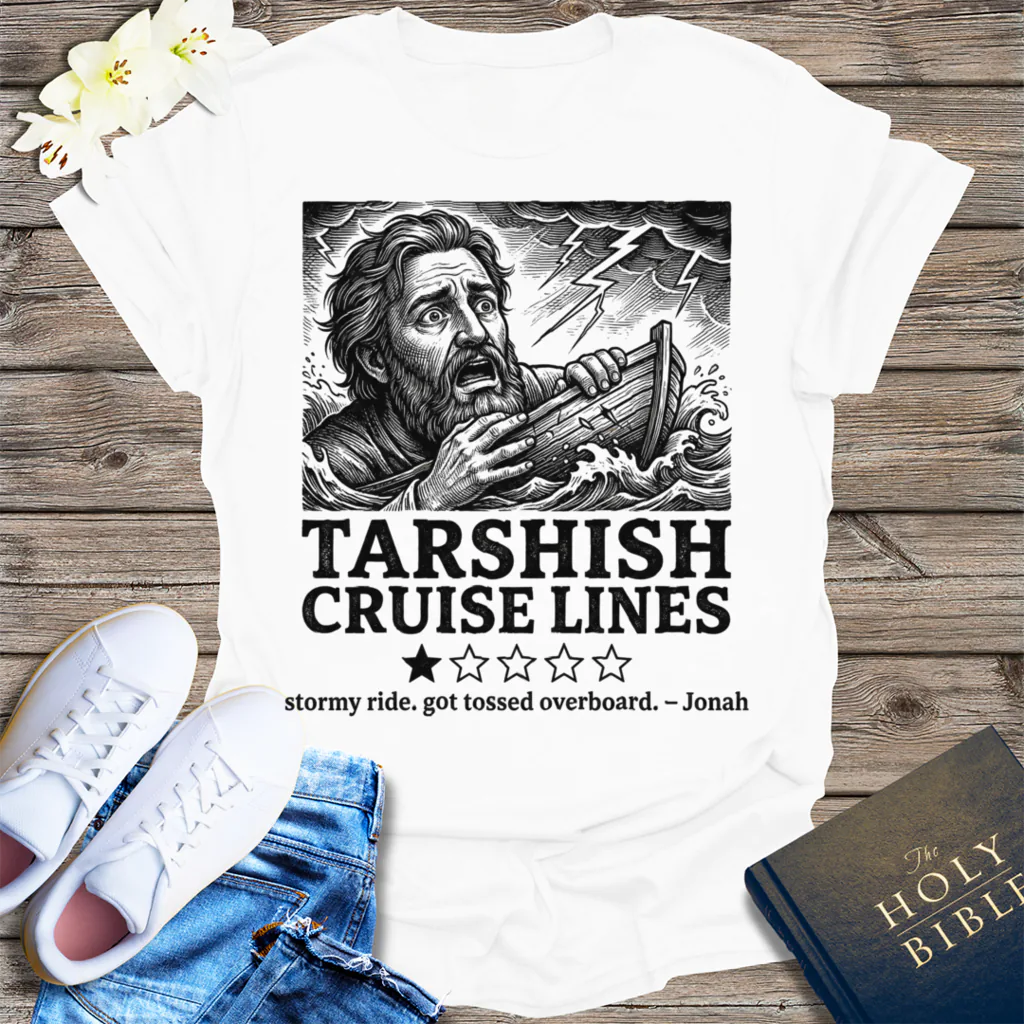 Tarshish Cruise Lines T-Shirt - White