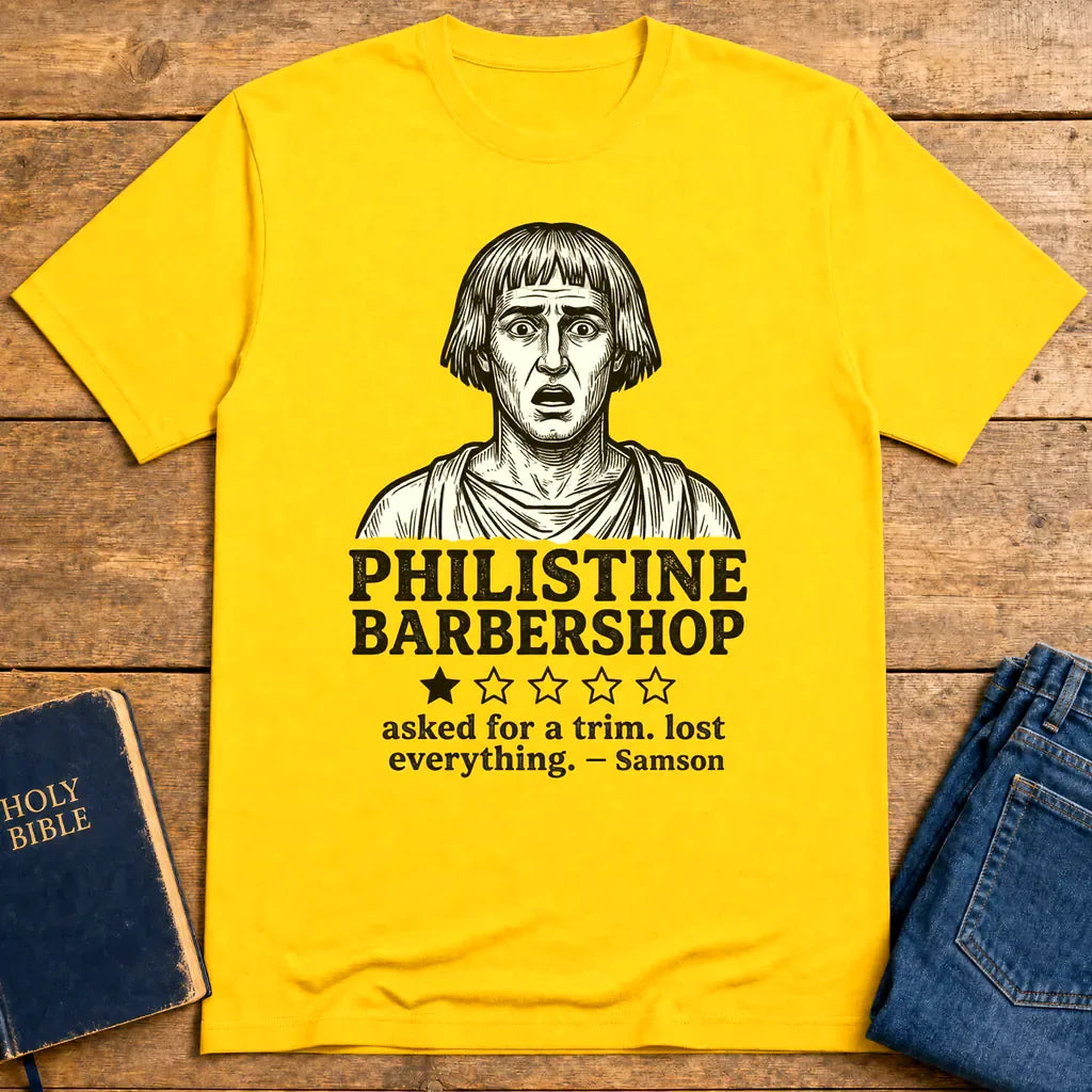 Philistine Barbershop T-Shirt - Daisy