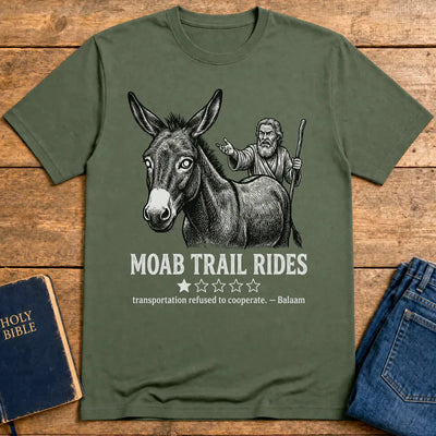 Moab Trail Rides T-Shirt - Military Green
