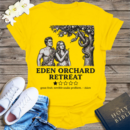 Eden Orchard Retreat T-Shirt - Daisy