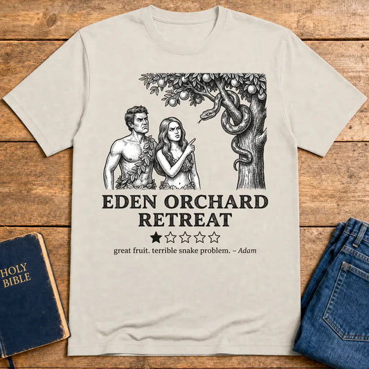 Eden Orchard Retreat T-Shirt - Ice Grey