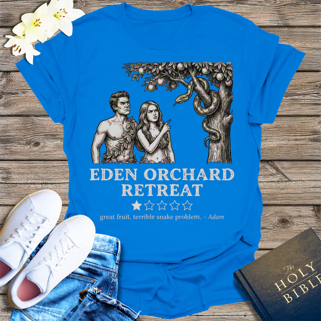 Eden Orchard Retreat T-Shirt - Royal