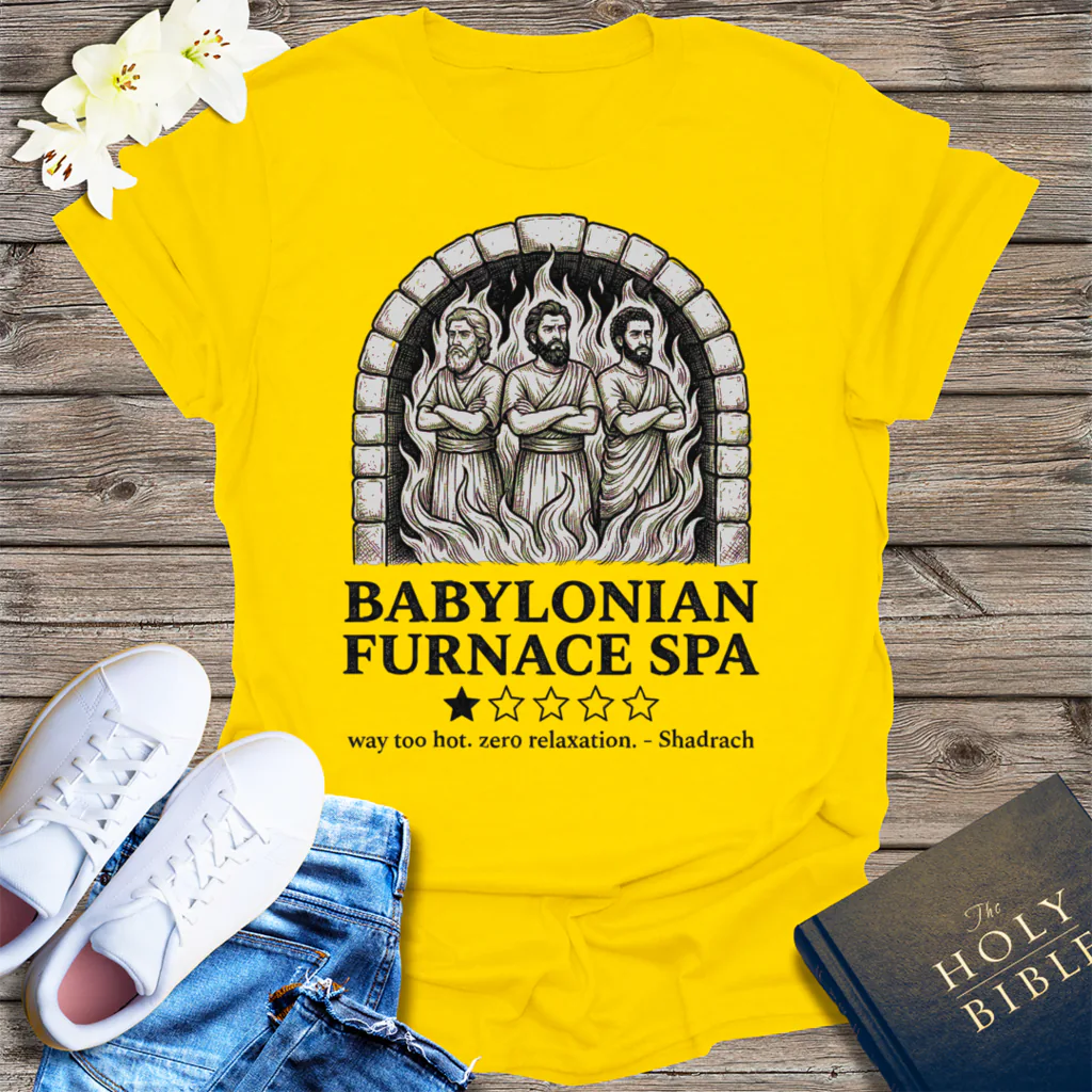 Babylonian Furnace Spa T-Shirt - Daisy