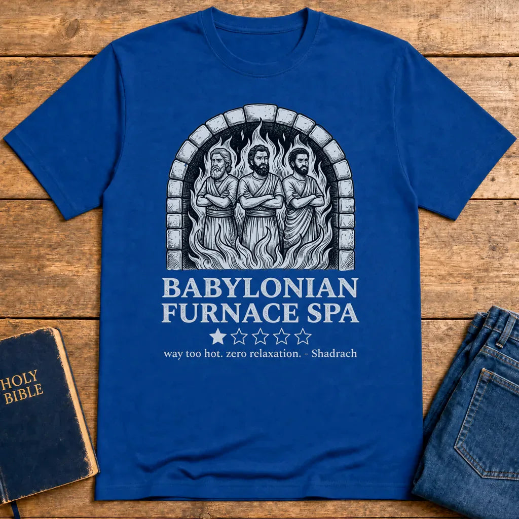 Babylonian Furnace Spa T-Shirt - Royal