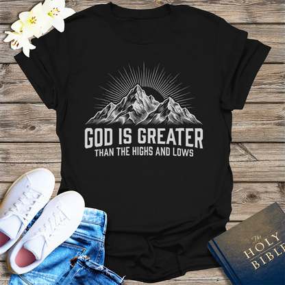 God Is Greater T-Shirt - Black