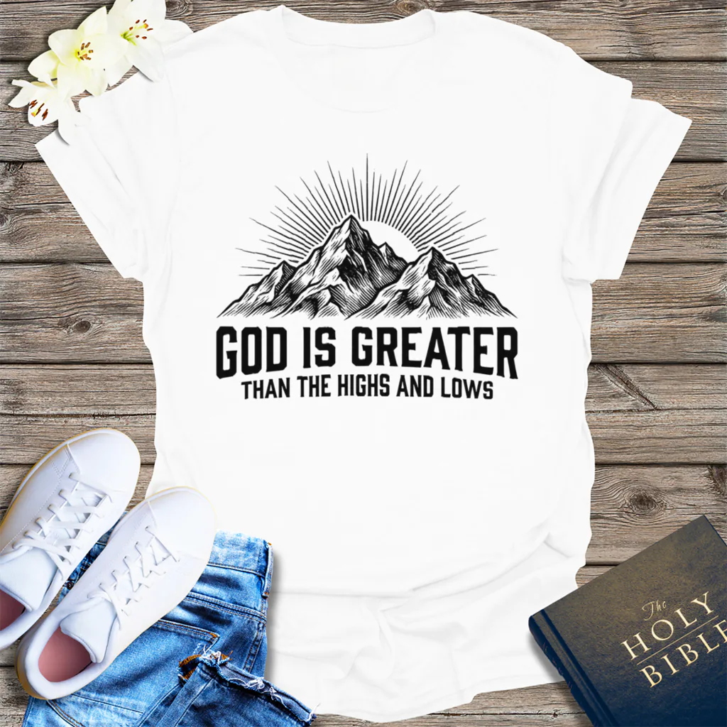 God Is Greater T-Shirt - White