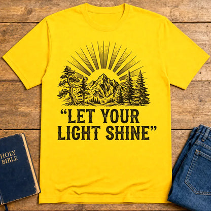 Let Your Light Shine T-Shirt - Daisy