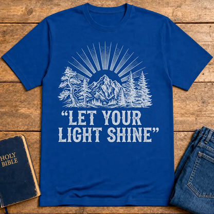 Let Your Light Shine T-Shirt - Royal