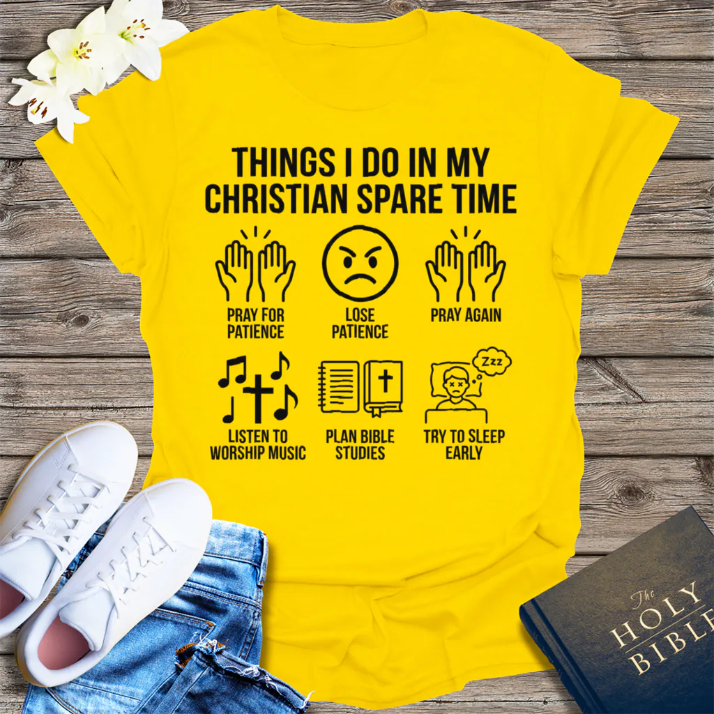 Christian Spare Time T-Shirt - Daisy