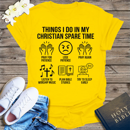 Christian Spare Time T-Shirt - Daisy