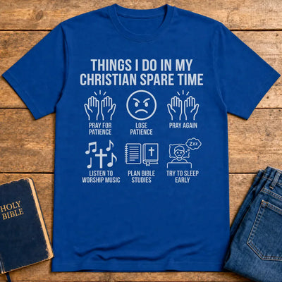 Christian Spare Time T-Shirt - Royal